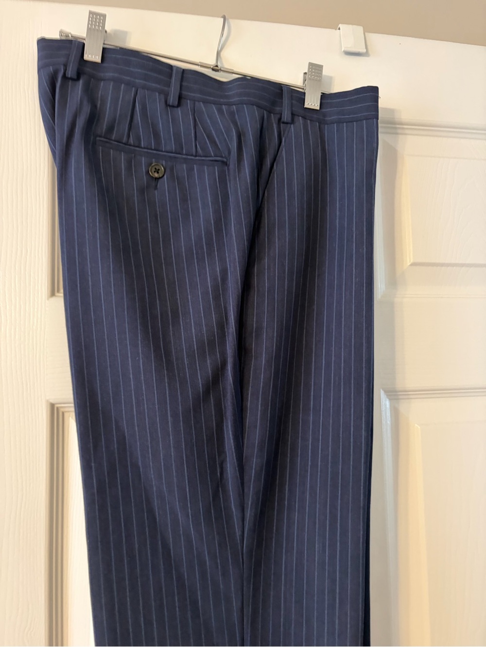 Ralph Lauren Navy Pinstripe Dress Pants